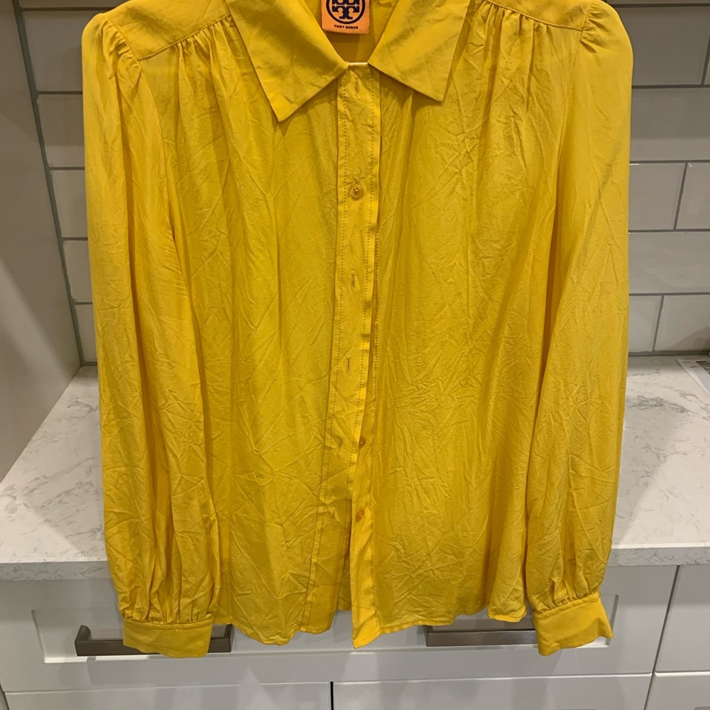 Tory Burch Golden Yellow Blouse